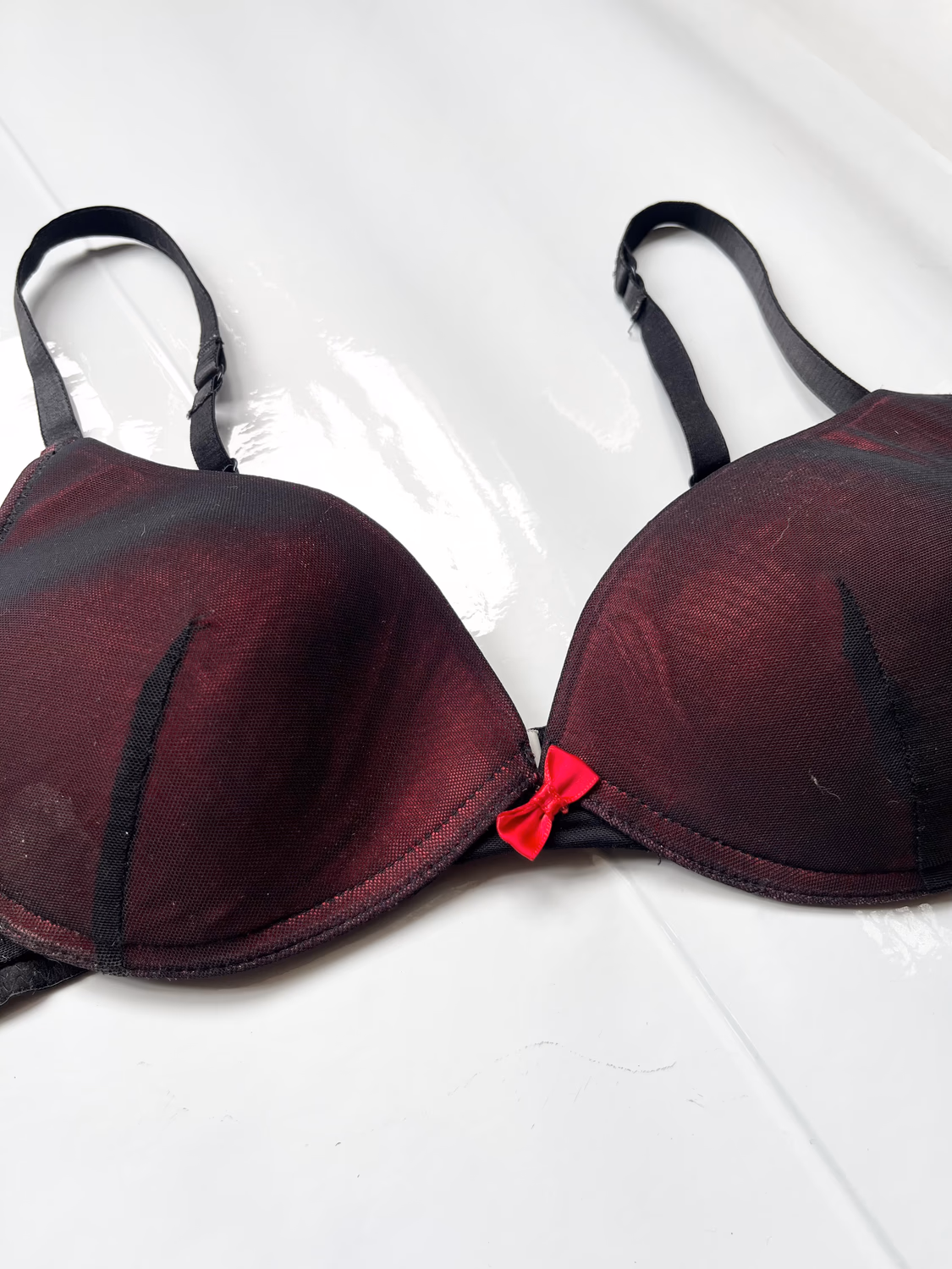 Wine mesh Bra thumbnail view 3