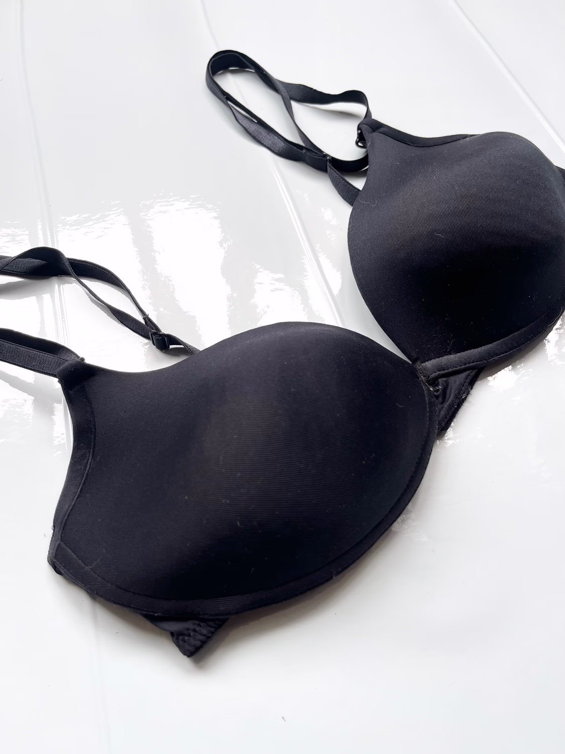 Black padded bra  thumbnail view 2