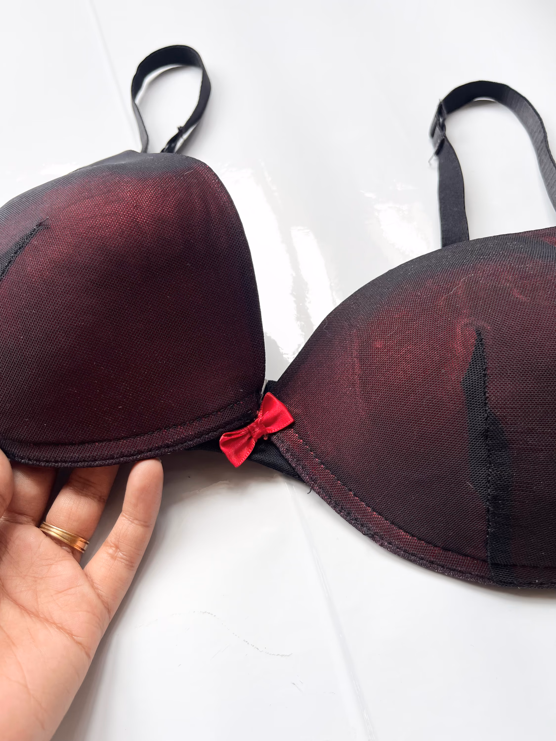 Wine mesh Bra thumbnail view 2