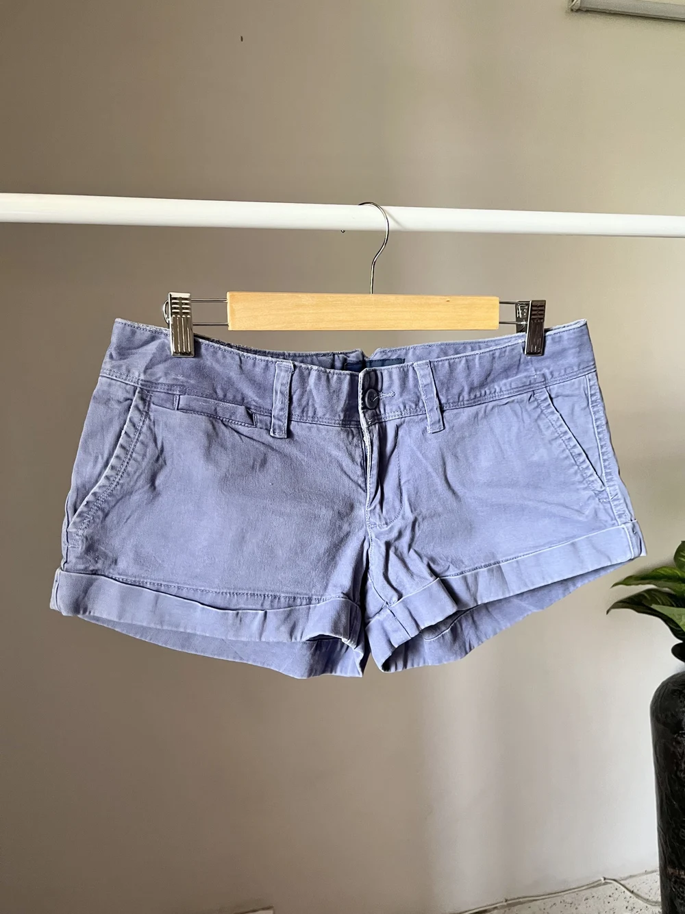Purple shorts