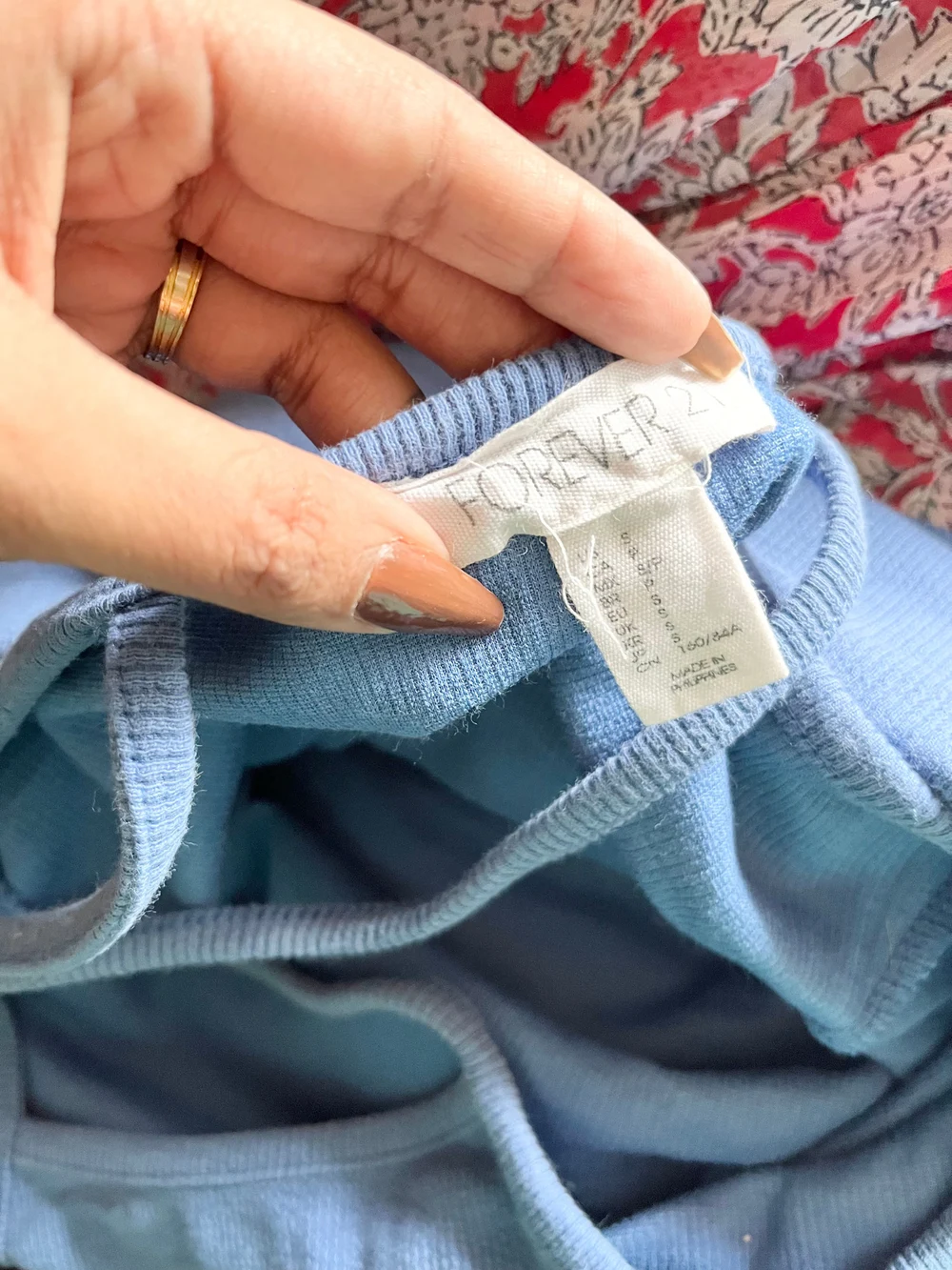 Halter neck blue bodycon dress thumbnail view 4