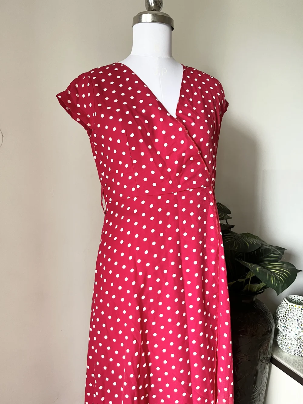 Polka dot maxi dress  thumbnail view 5