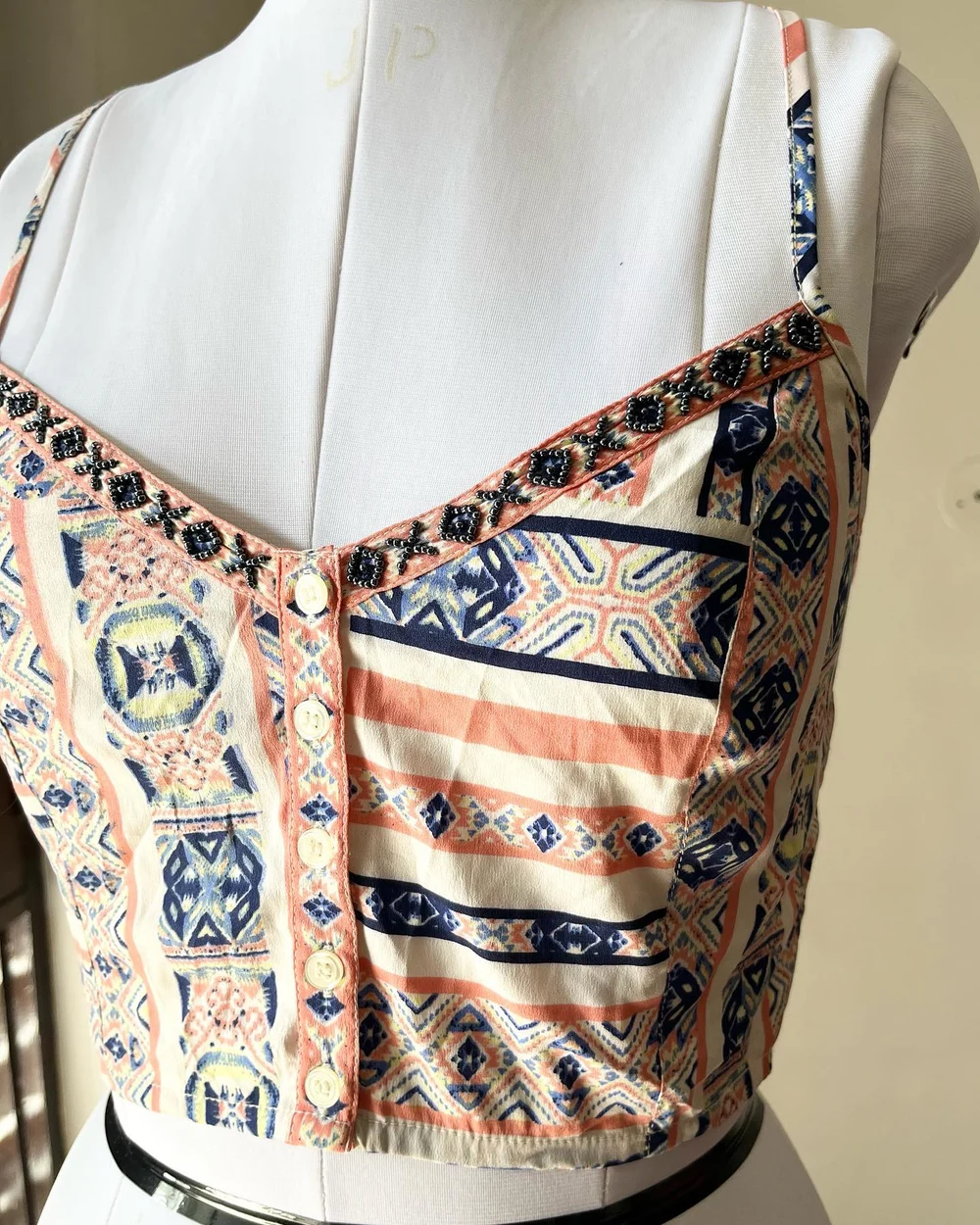 Boho printed top  thumbnail view 3