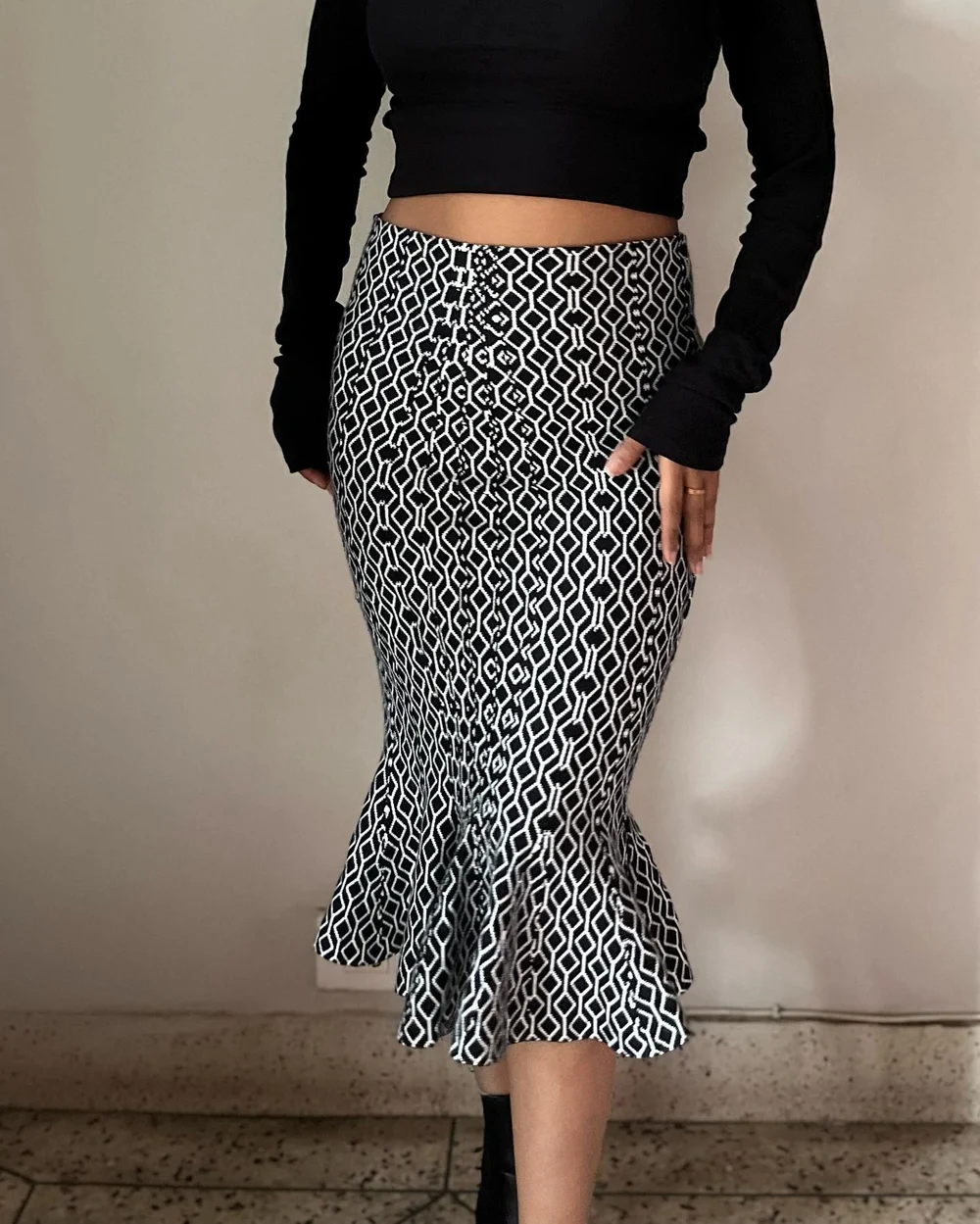 Printed skirt 