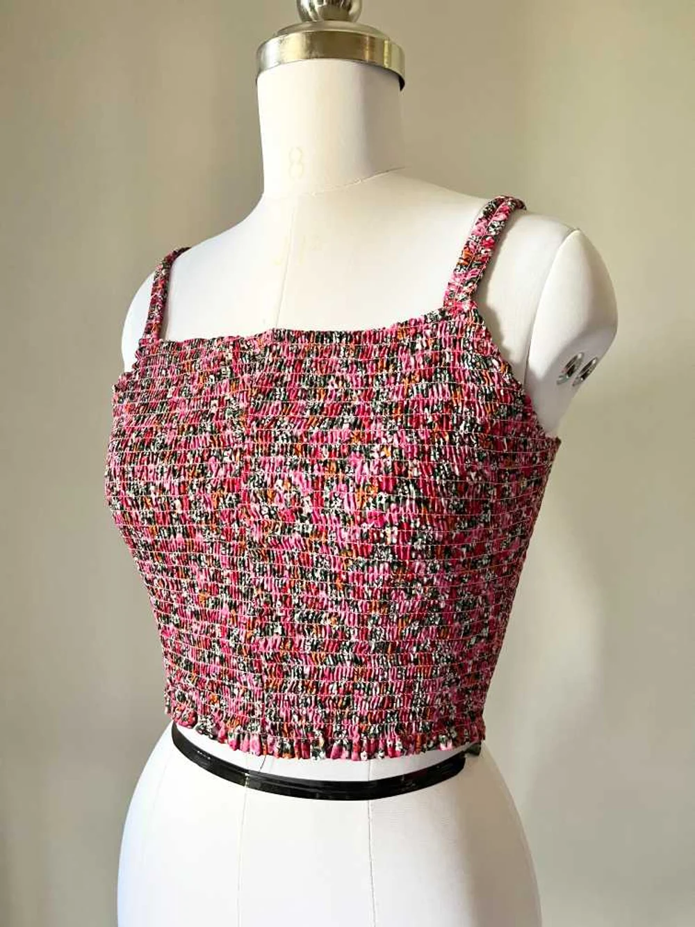 Pink smoked top  thumbnail view 4