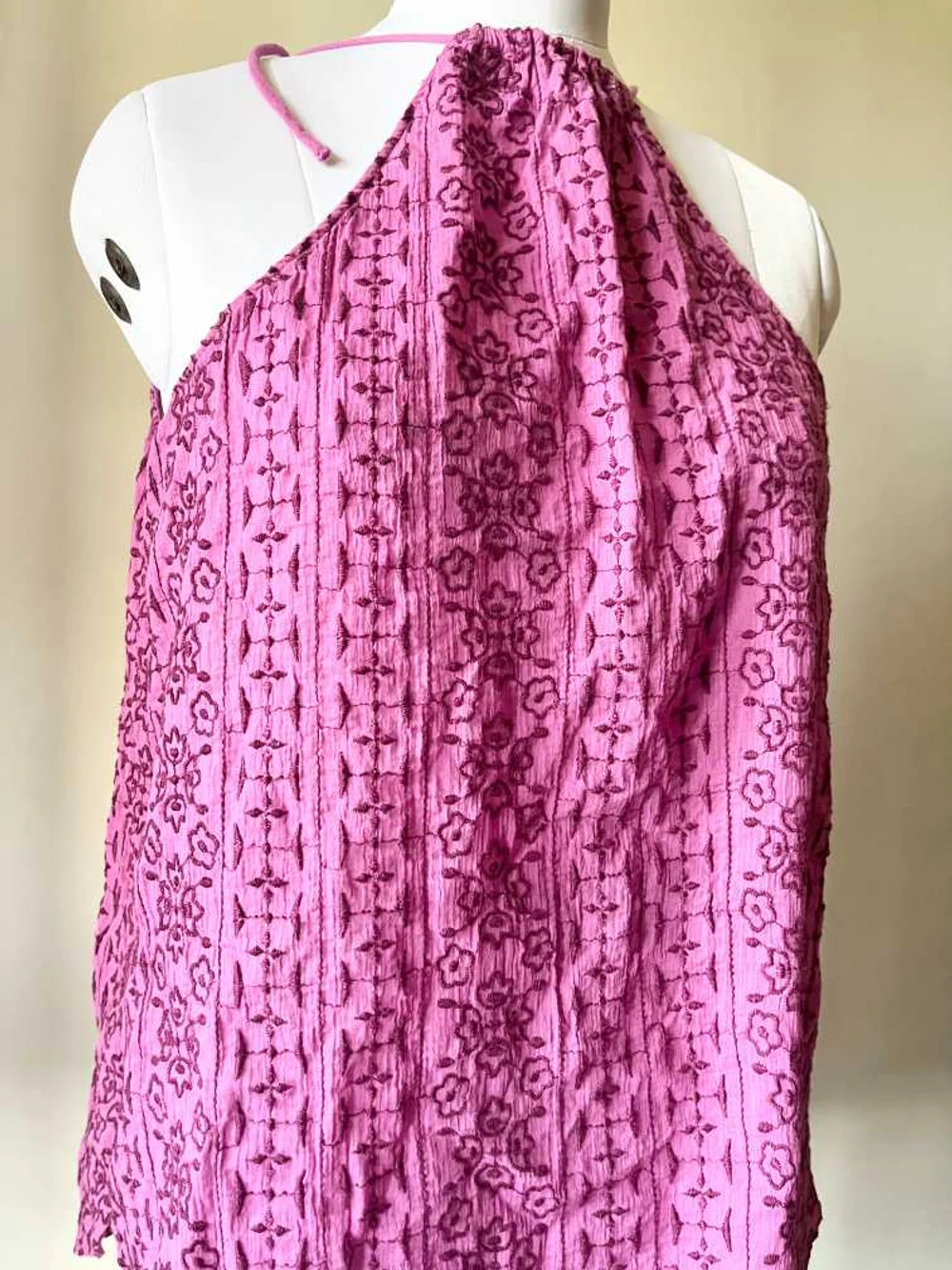 Embroided purple top thumbnail view 6