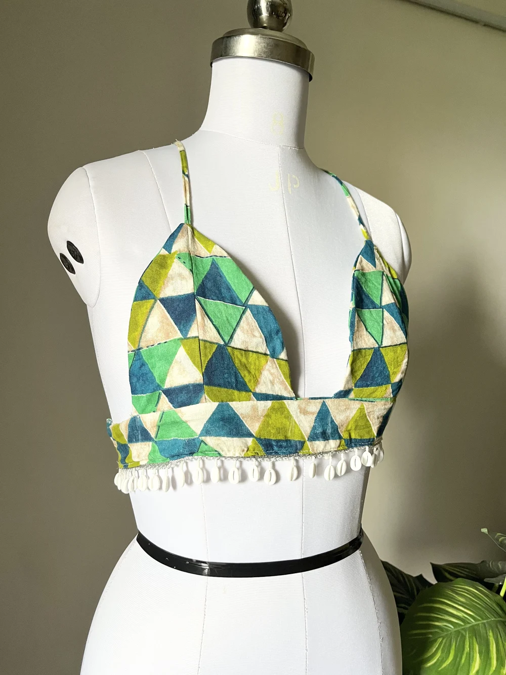Aztec print brallet top thumbnail view 3