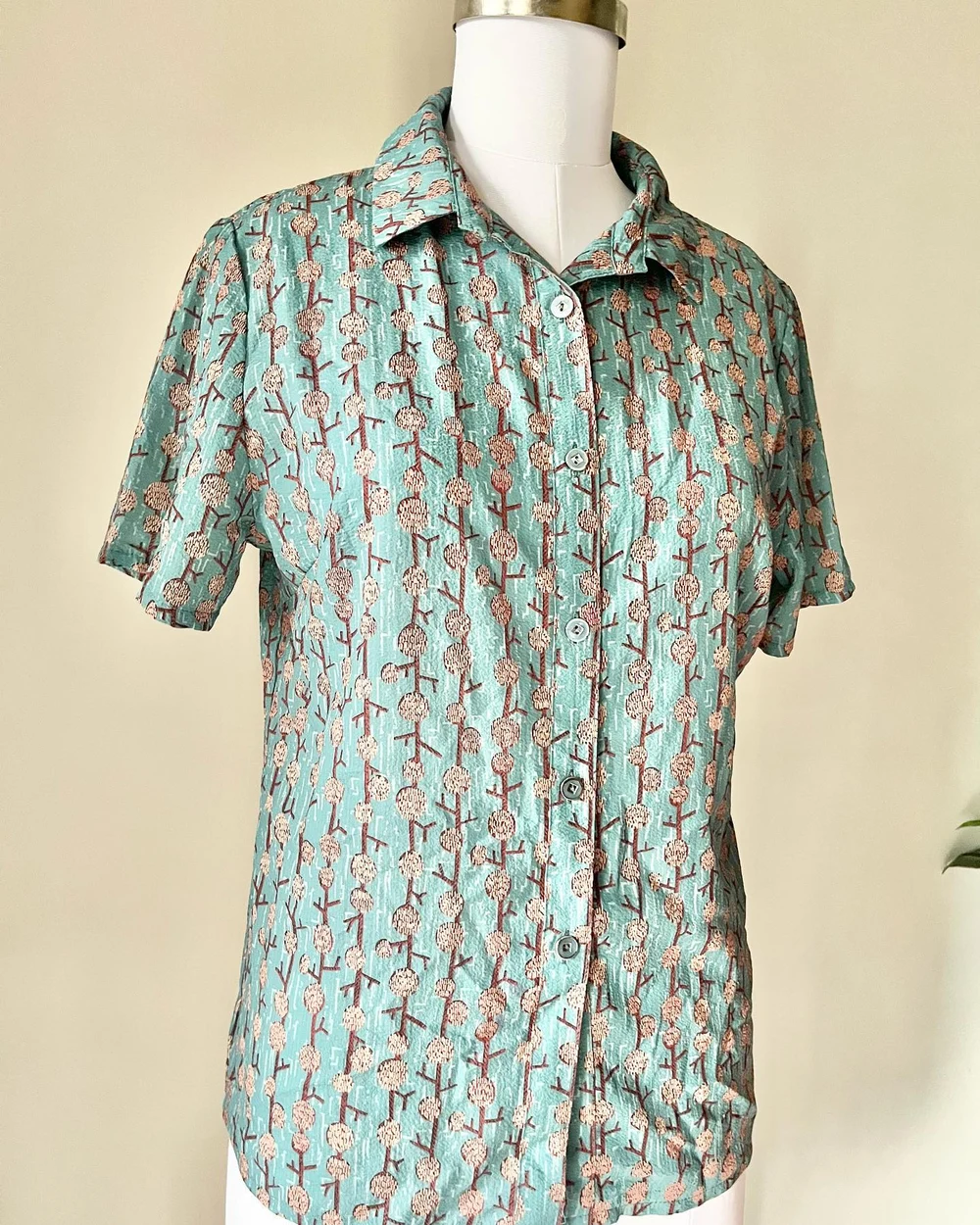 Printed blue shirt (unisex)  thumbnail view 3