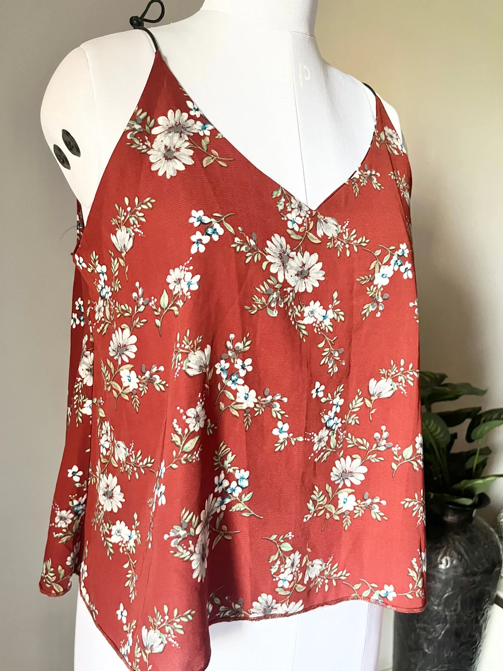 Floral rust top  thumbnail view 4