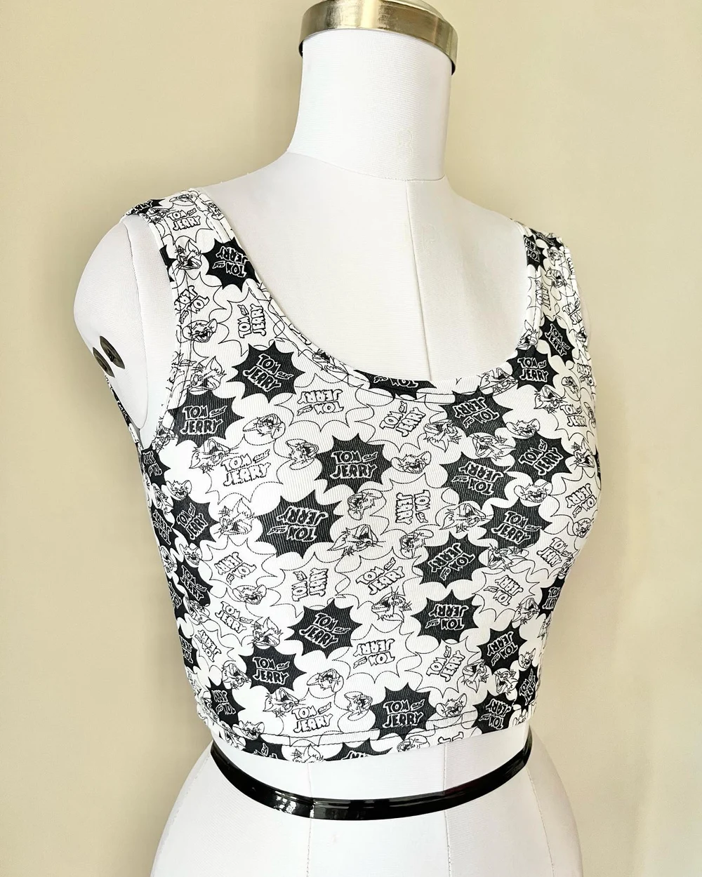 Cartoon printed anime tank top  thumbnail view 3