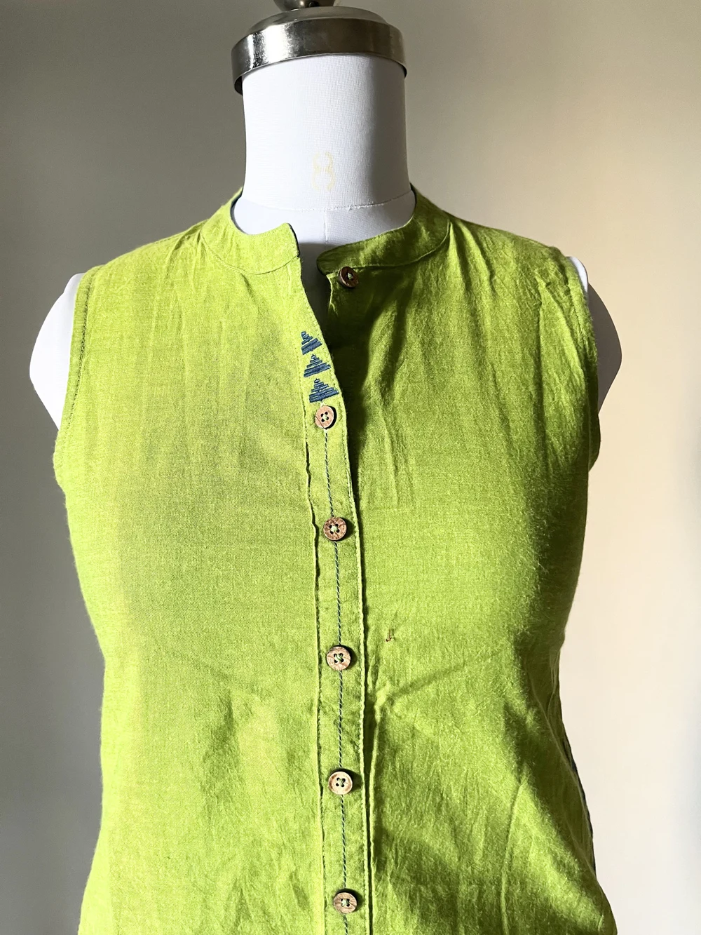 Mint green kurti thumbnail view 3