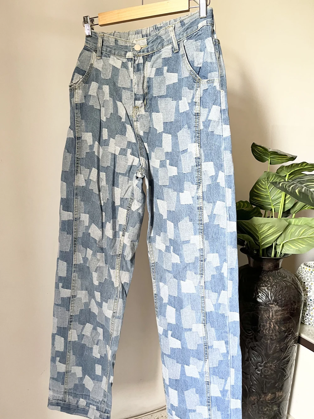 Printed wide-leg Jeans thumbnail view 5