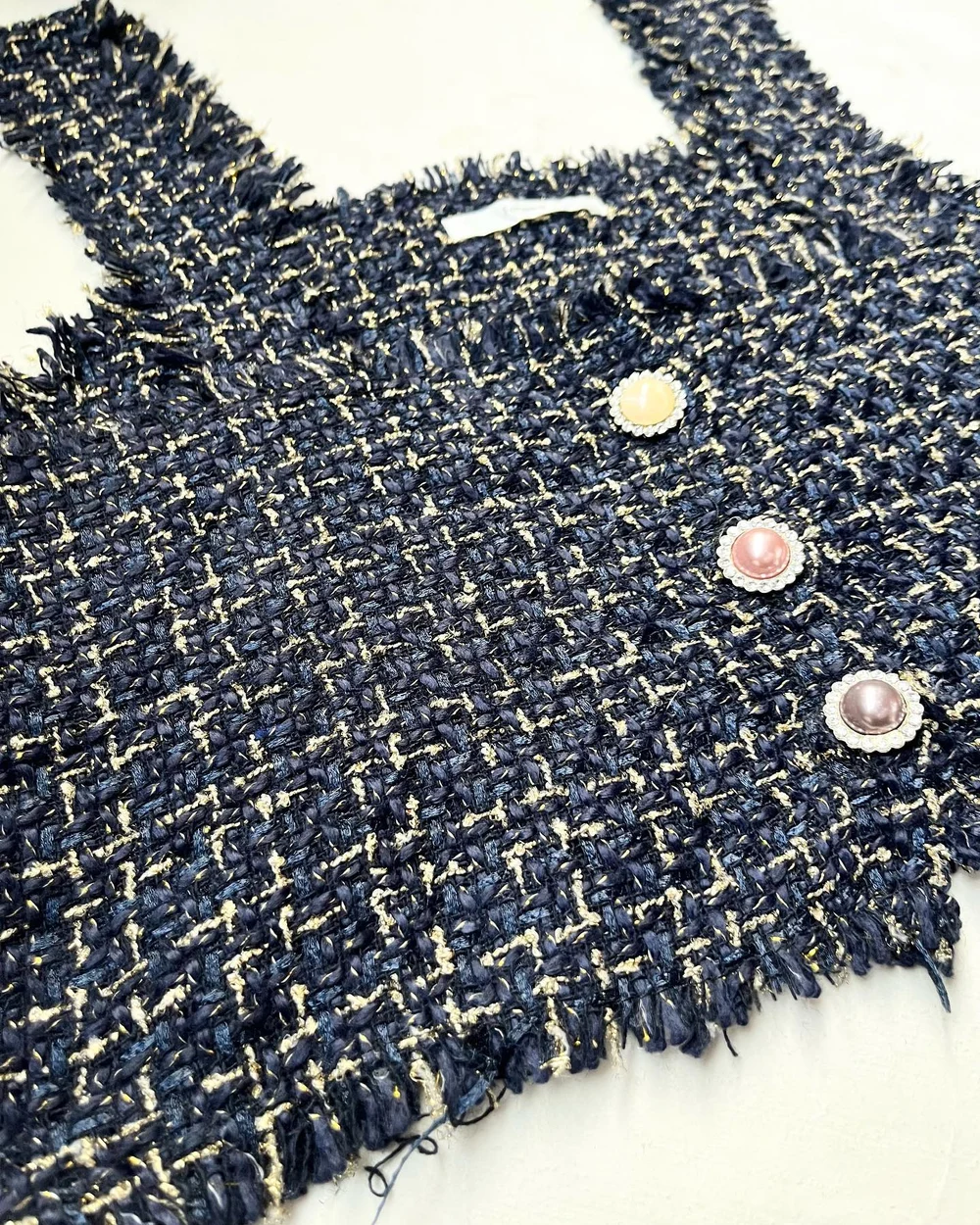 Korean tweed top  thumbnail view 2