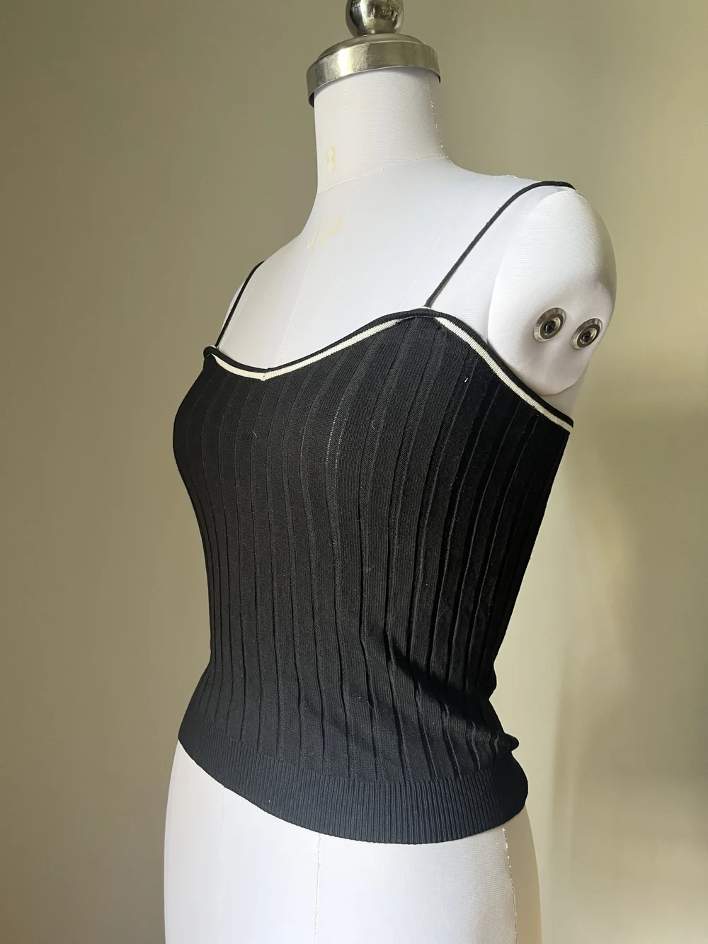 Black rib top thumbnail view 4