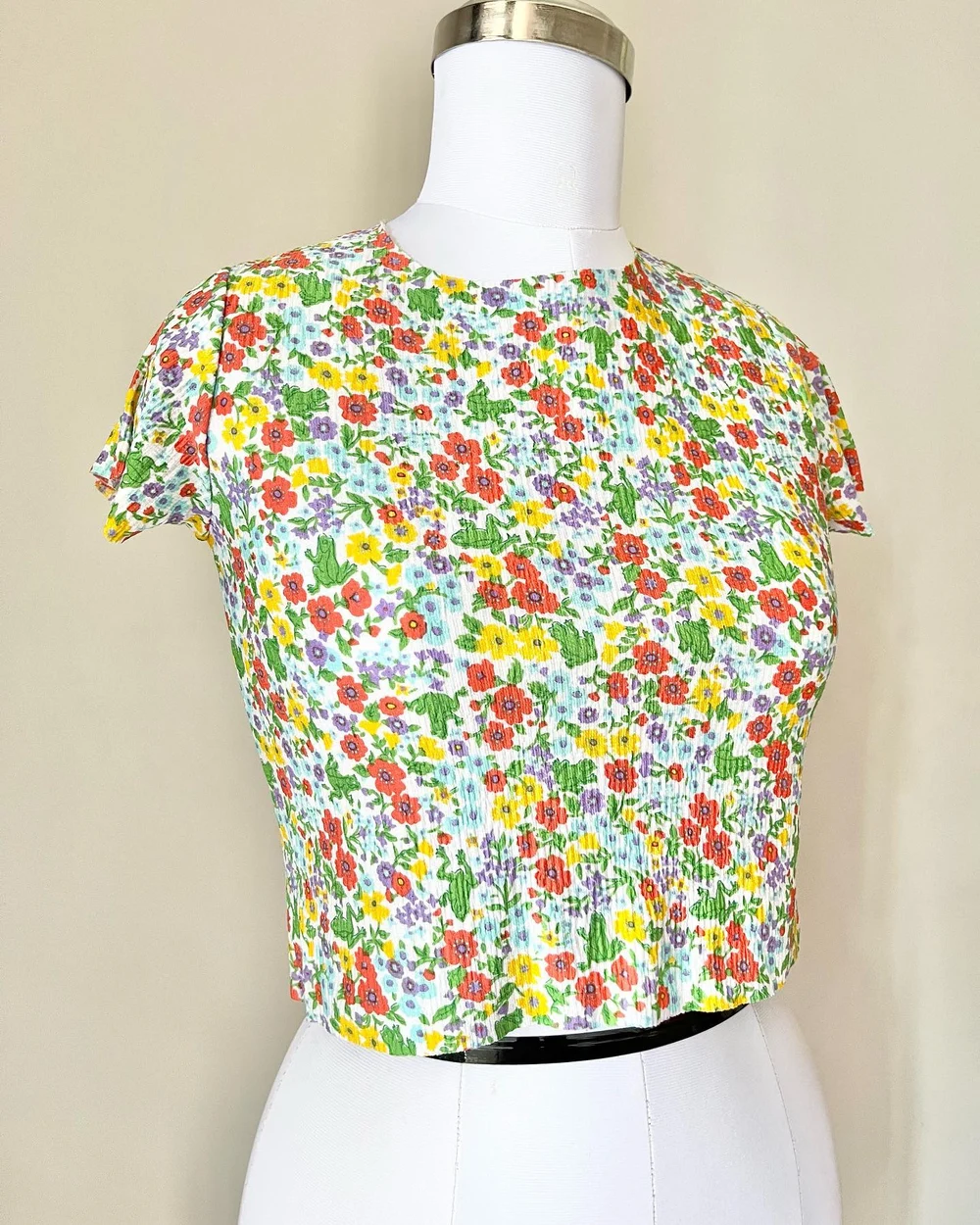 Floral Korean tee  thumbnail view 4
