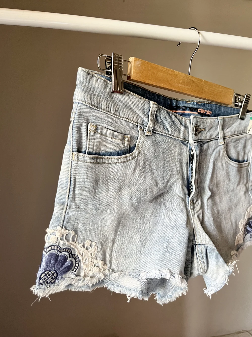 Patchwork Denim shorts thumbnail view 4