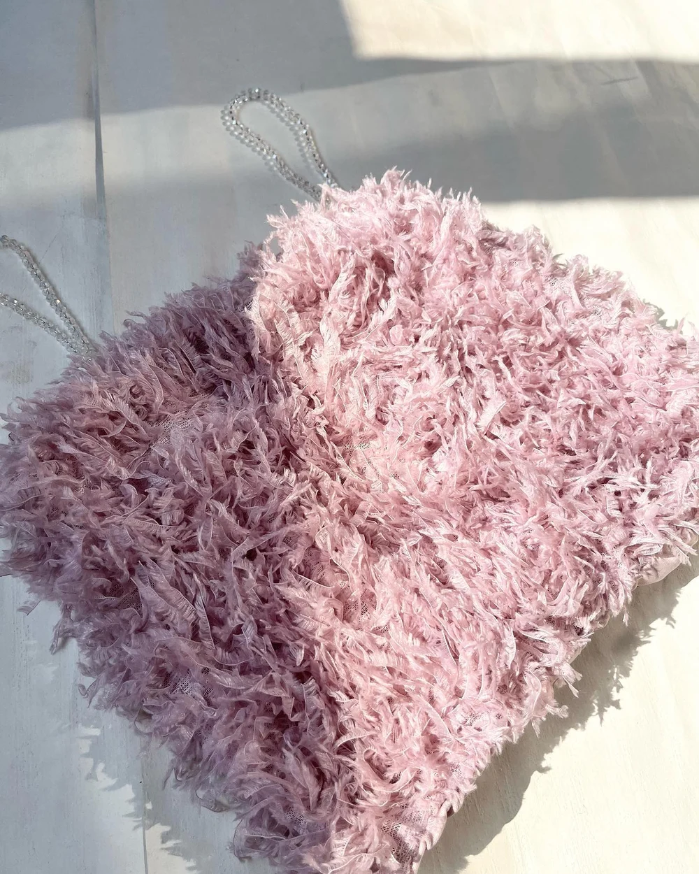 Pink Fur top  thumbnail view 3