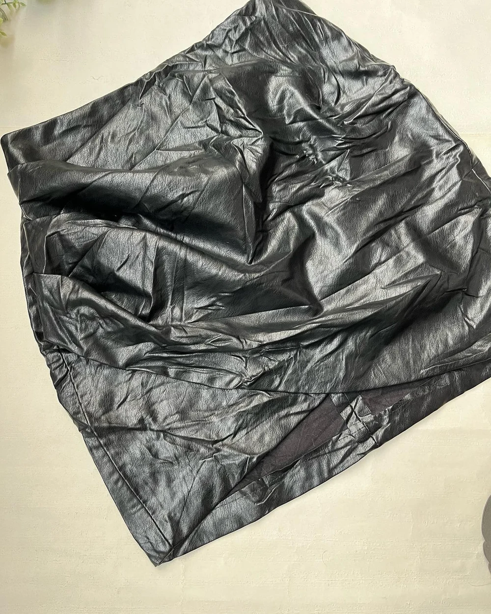 Tulip leather skirt  thumbnail view 3