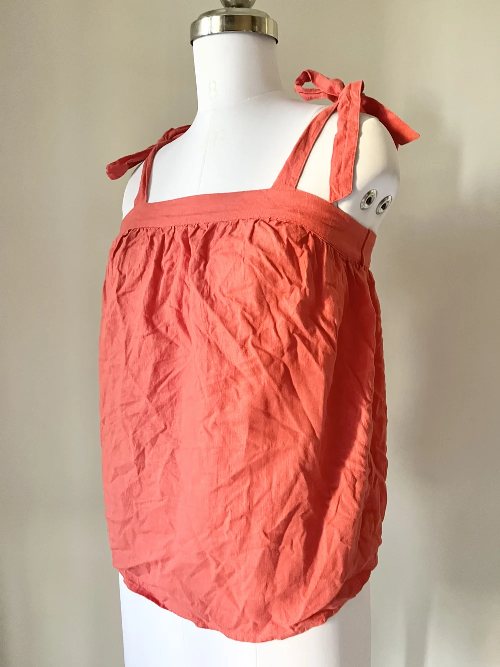 Orange tie-up top thumbnail view 5