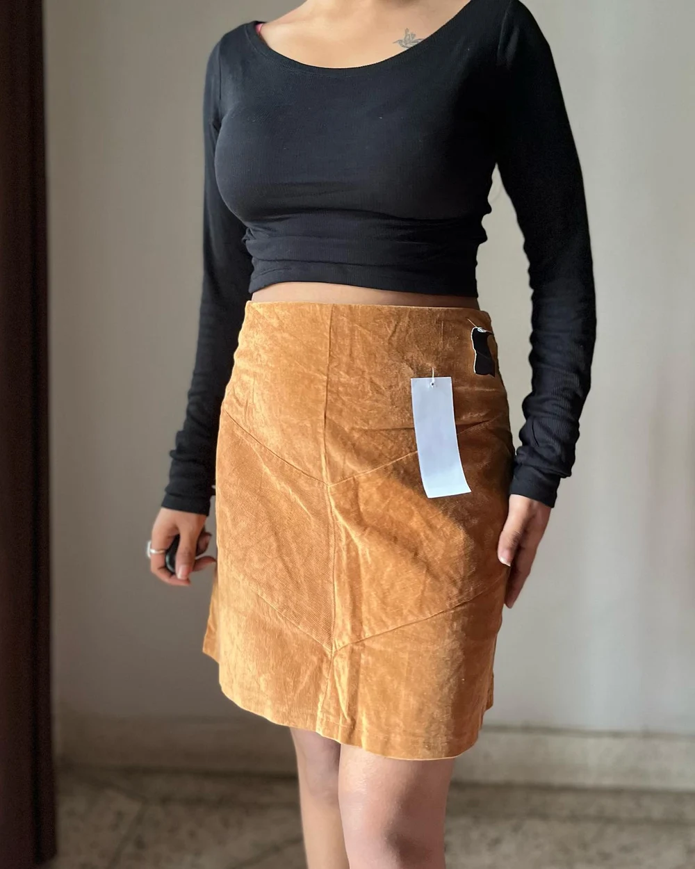 Mustard skirt 