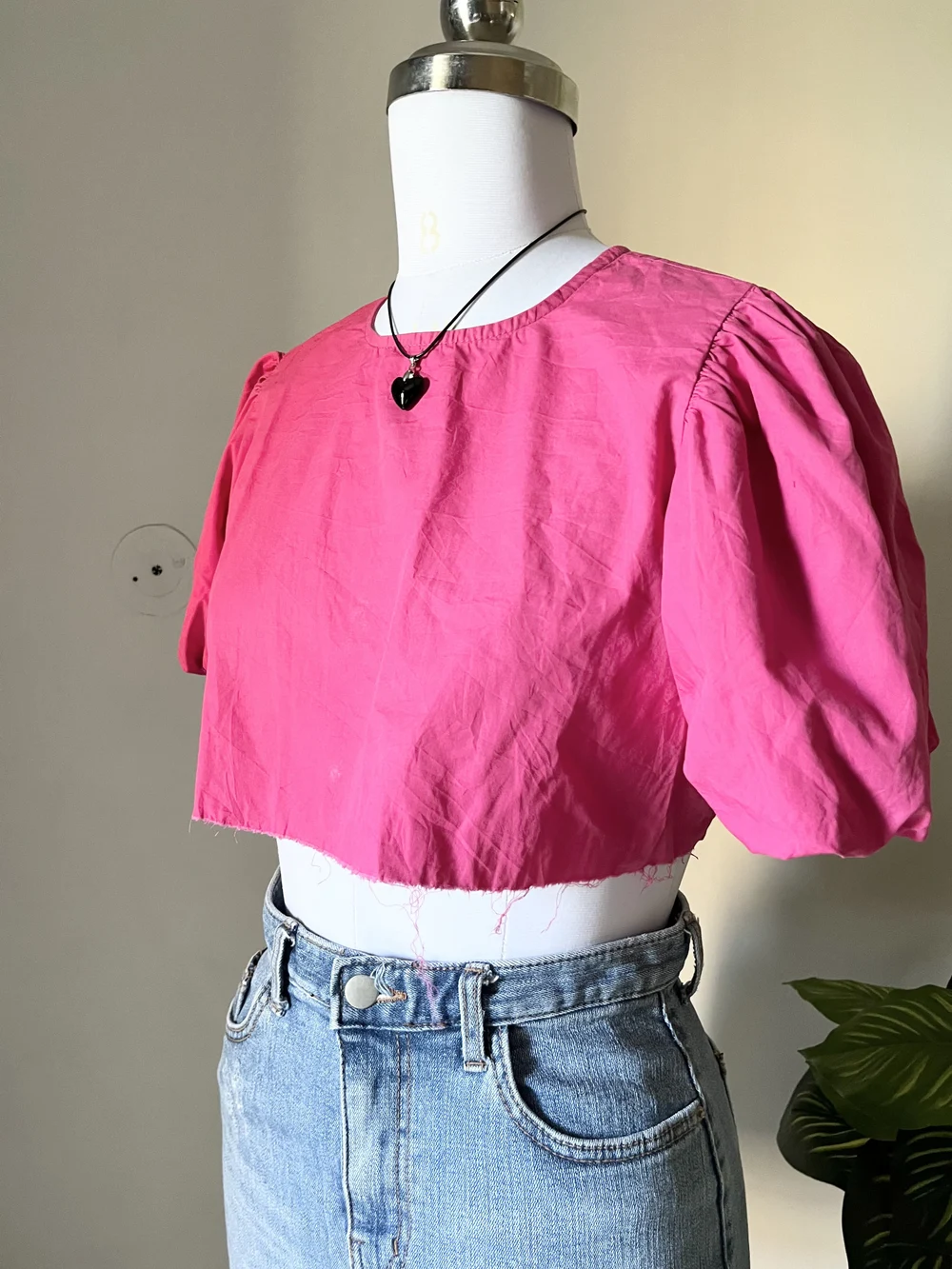 Pink Crop top  thumbnail view 4