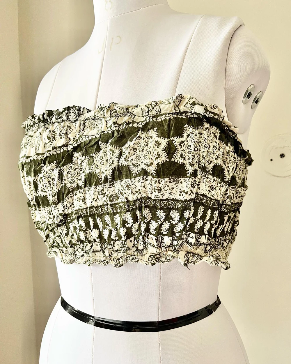 Printed tube top  thumbnail view 3