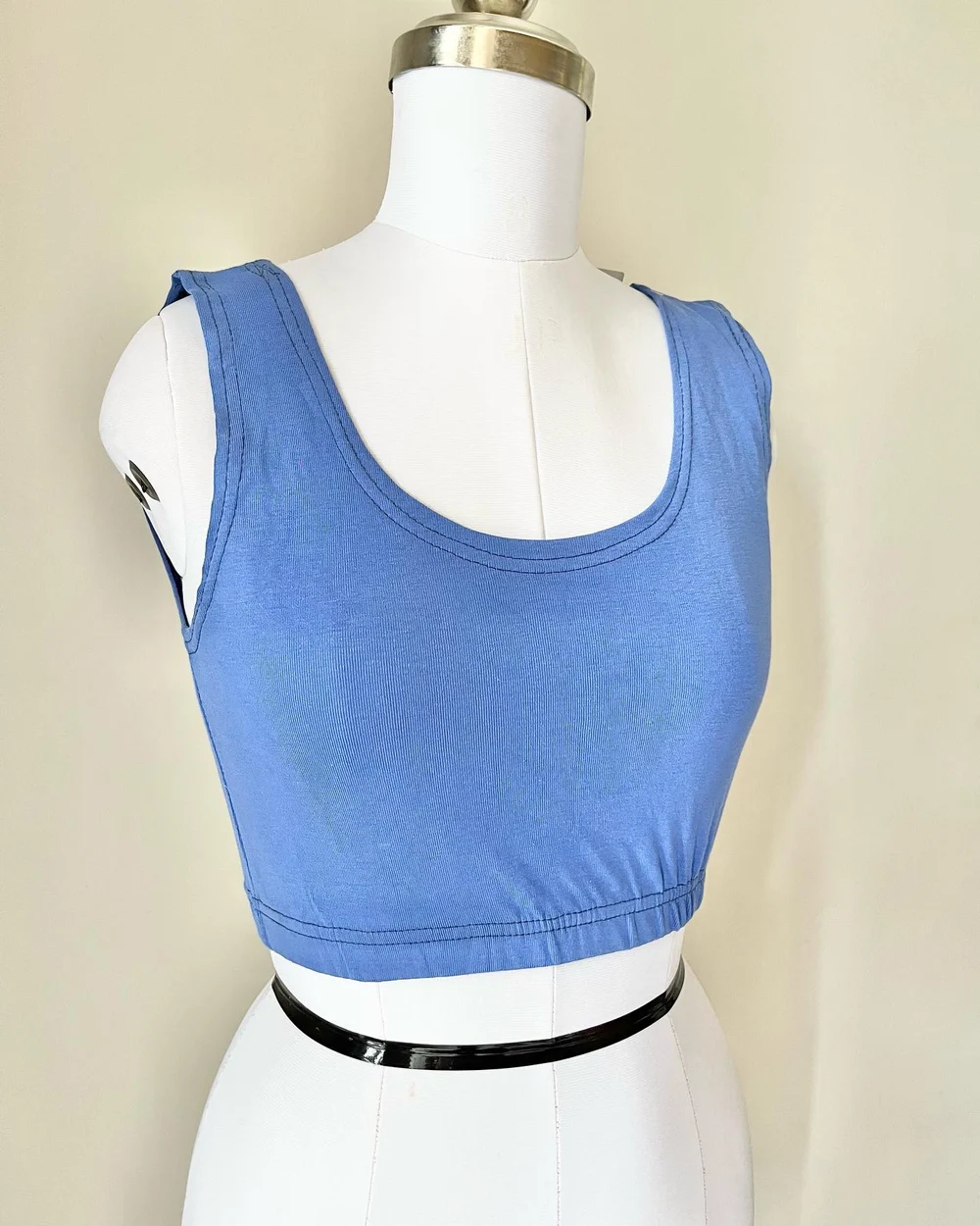 Blue tank top  thumbnail view 3