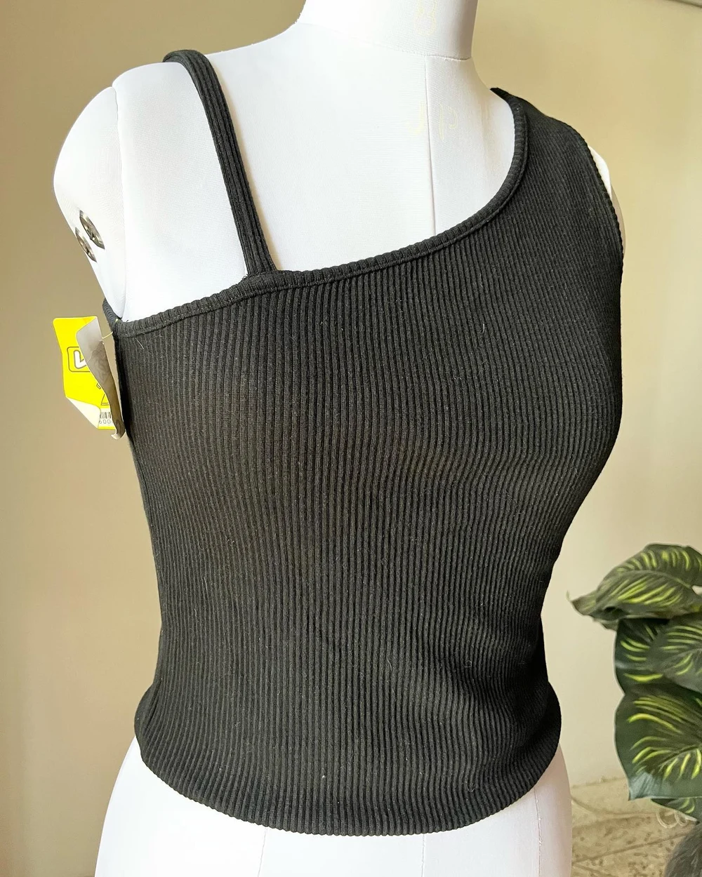 One shoulder top  thumbnail view 3