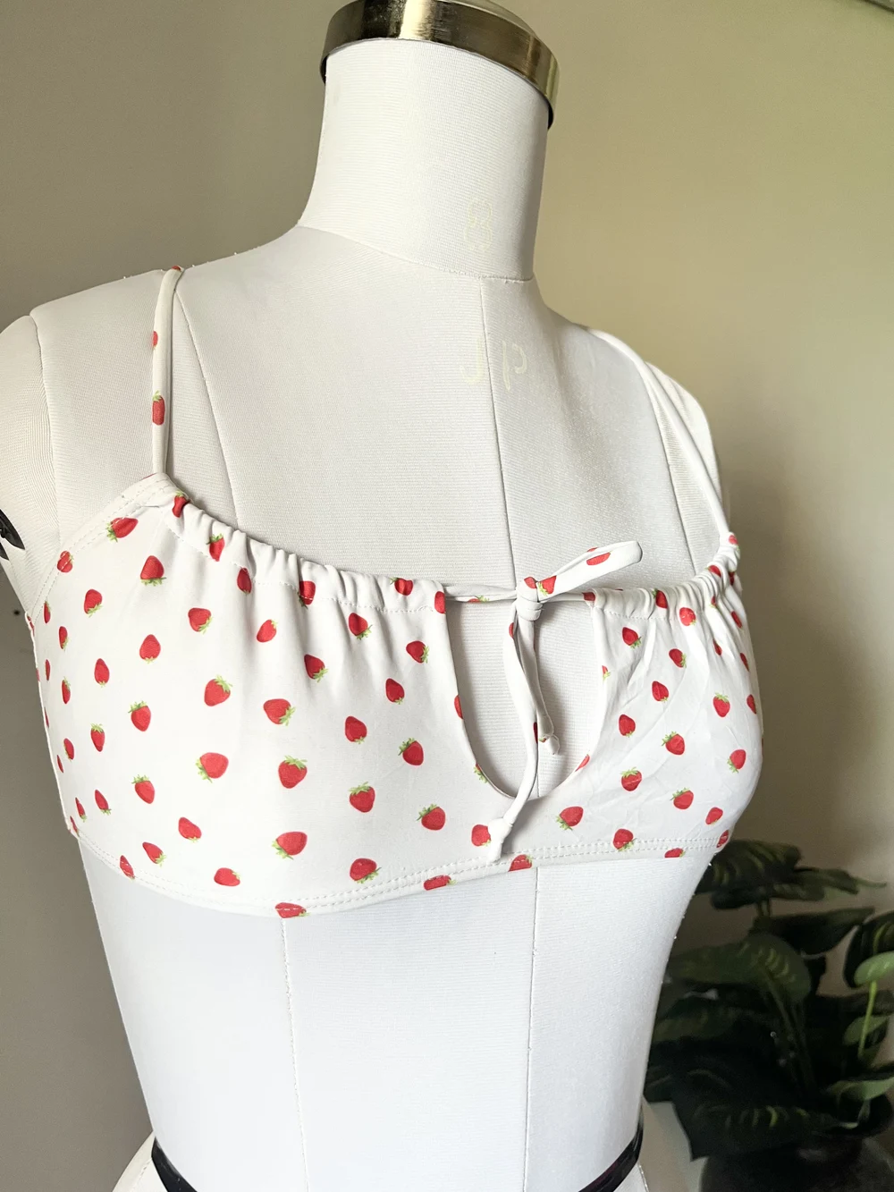 Strawberry print bikini top  thumbnail view 4