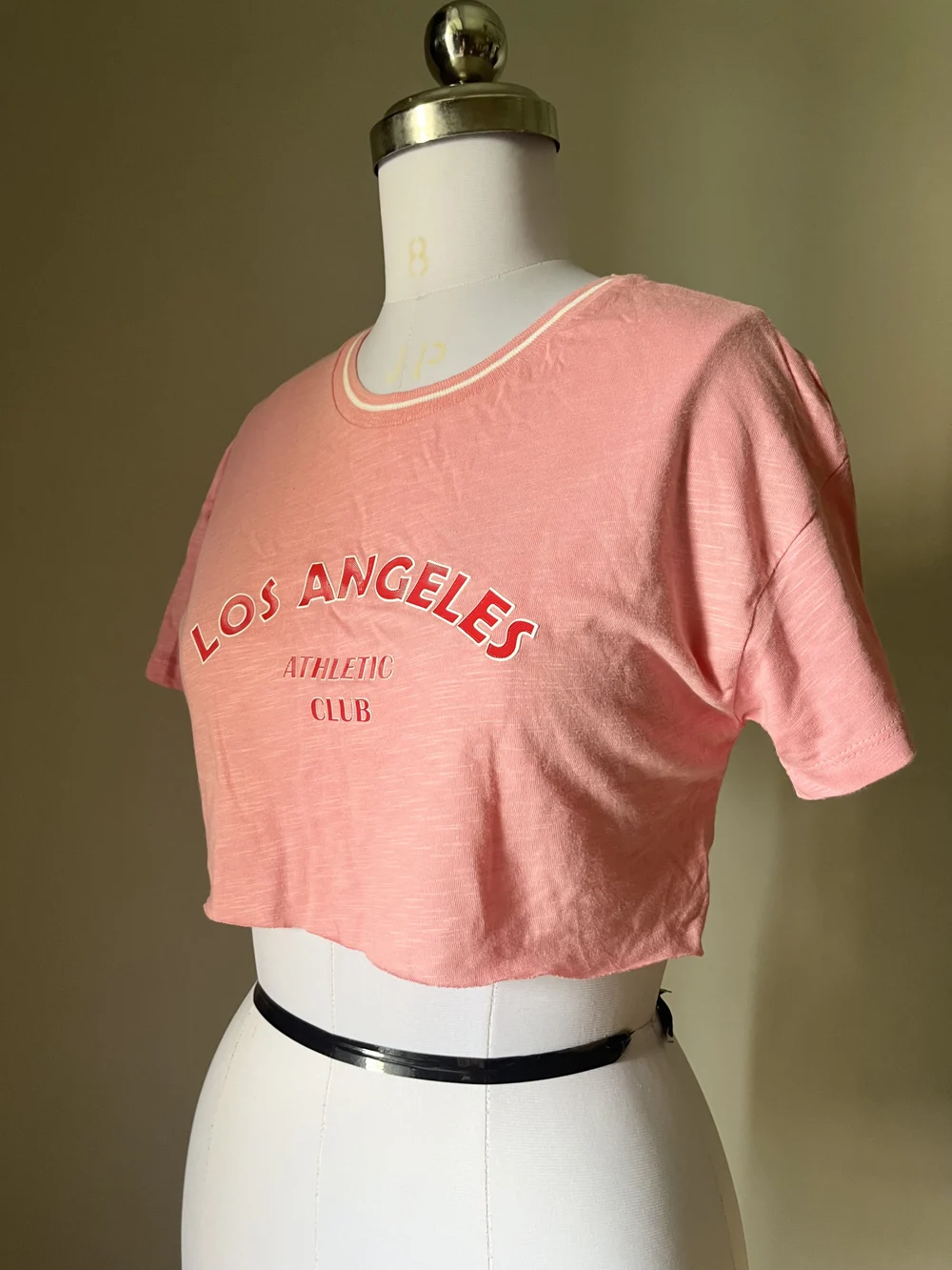 Pink baby tee thumbnail view 2