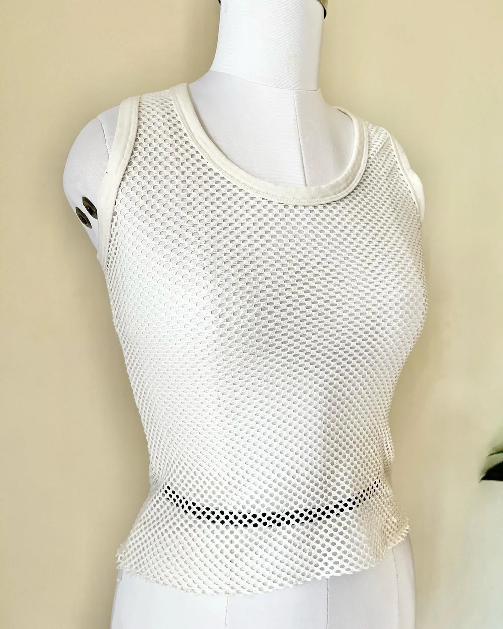 White mesh top  thumbnail view 5