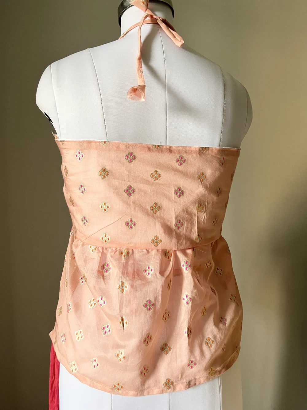 Peach side-cut top  thumbnail view 3