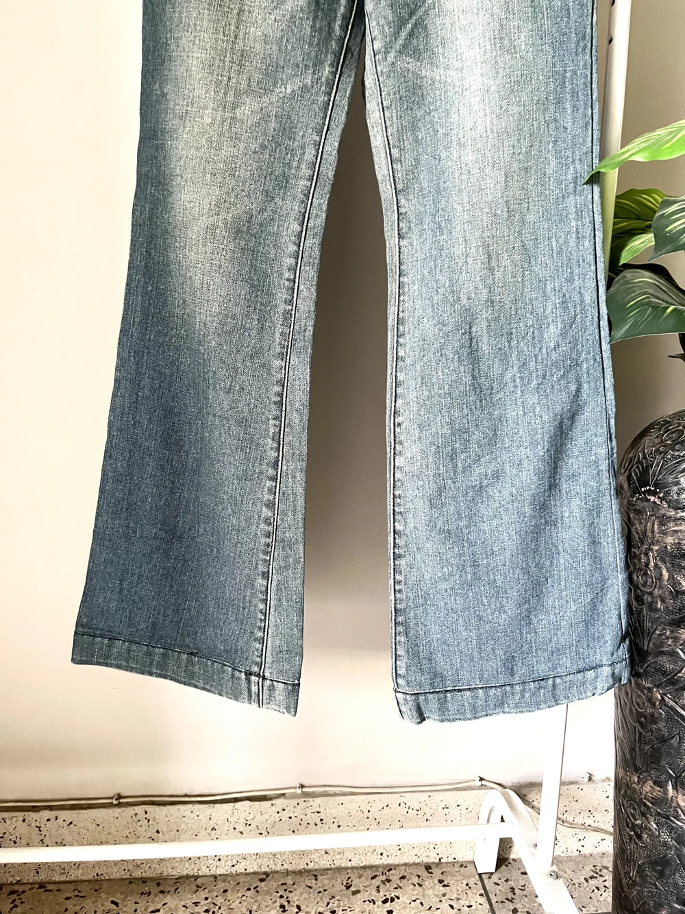 Vintage y2k bell bottom denim  thumbnail view 4