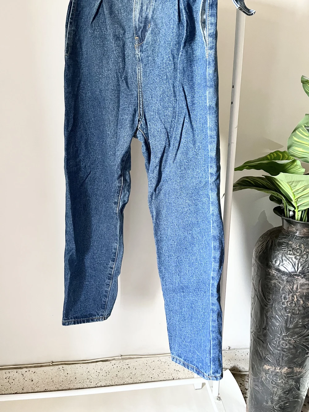 Dark blue tapered fit Jeans thumbnail view 4
