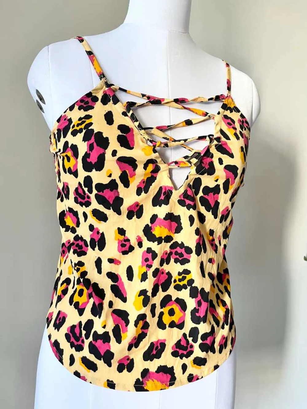 Animal print top thumbnail view 4