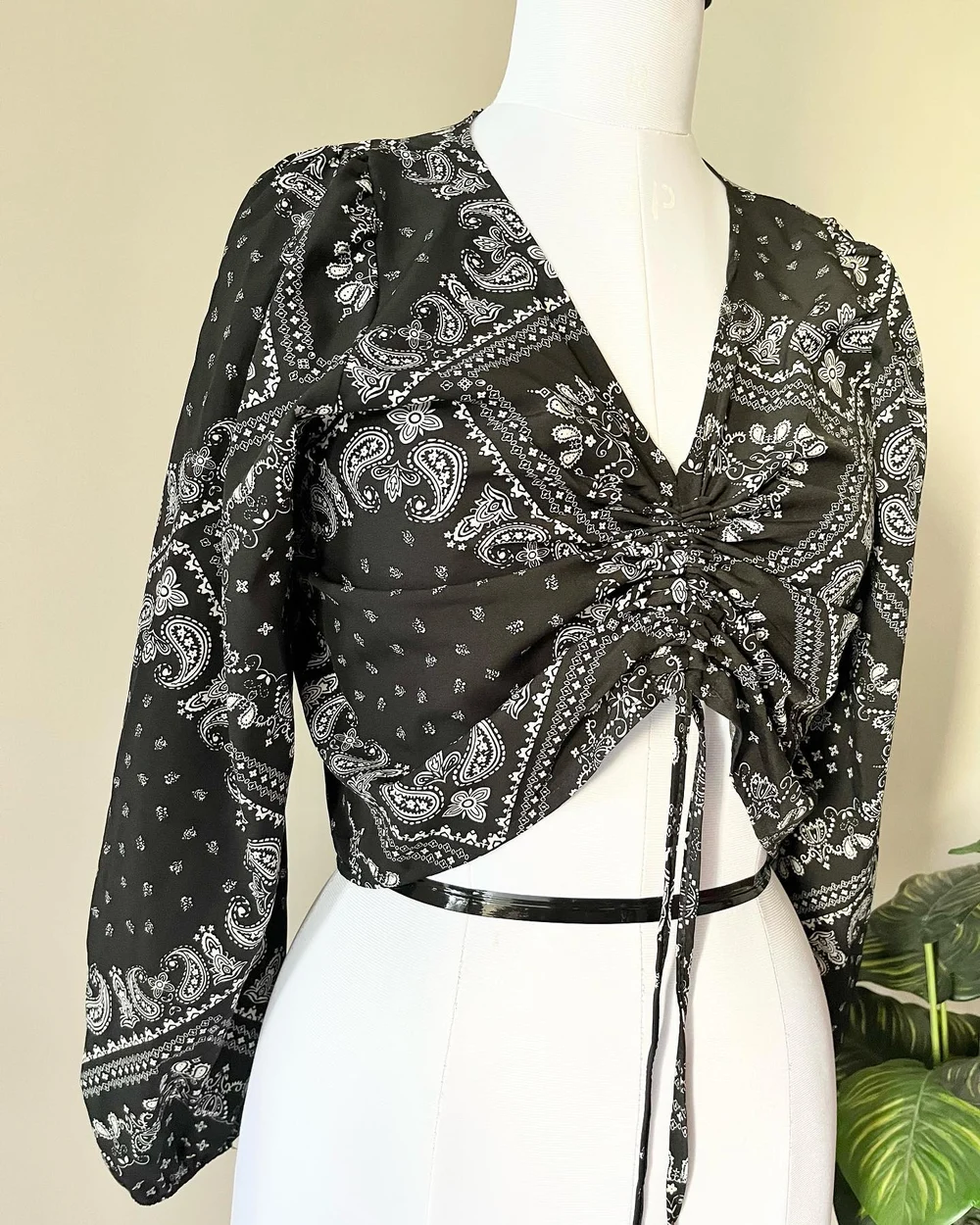Paisley print top  thumbnail view 6