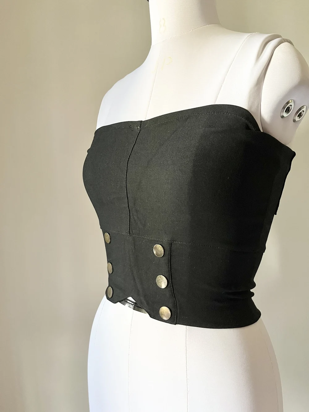 Korean style tube corset top thumbnail view 4