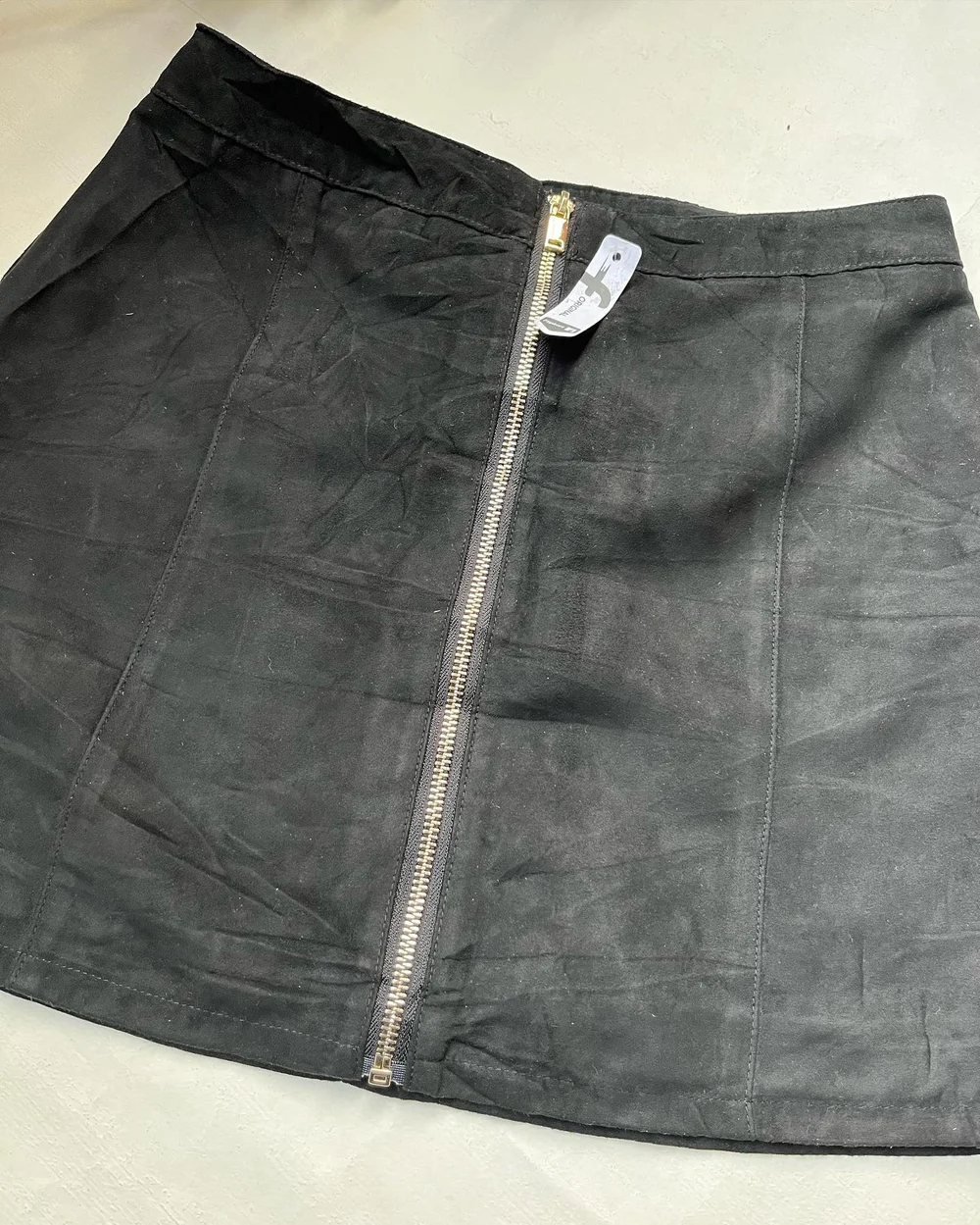 Black A-line skirt  thumbnail view 6