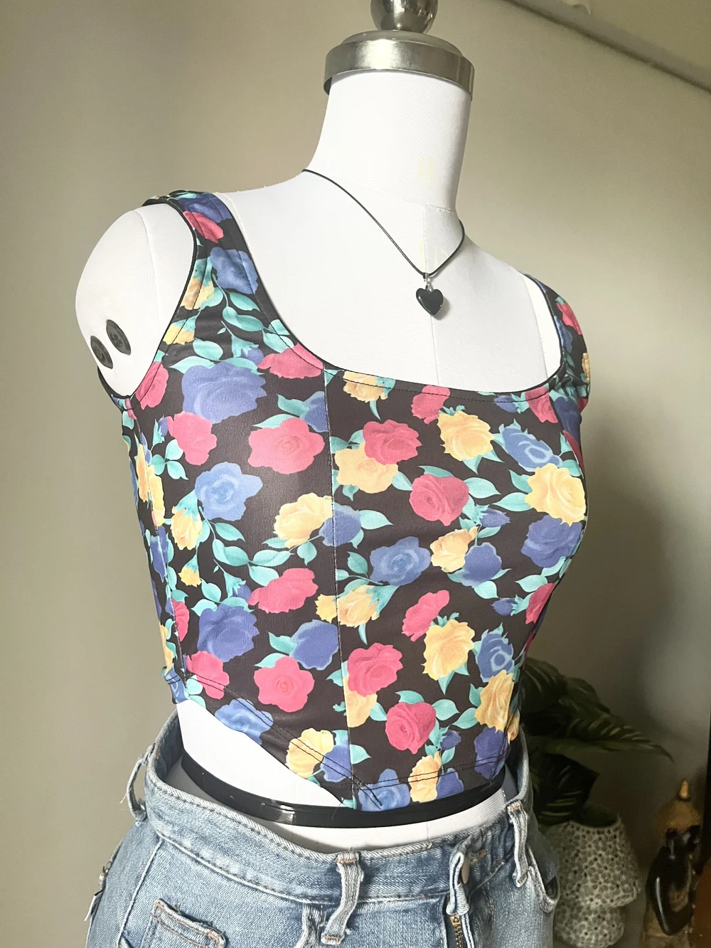 Floral corset top  thumbnail view 4