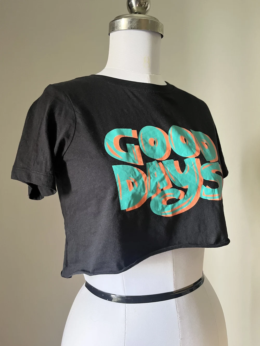Black baby tee thumbnail view 4