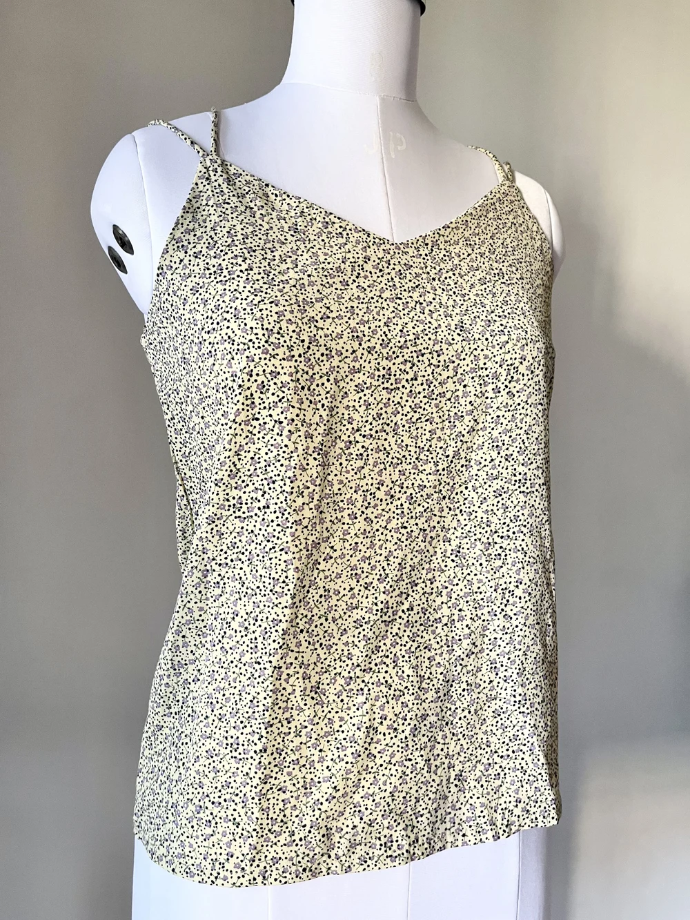 Yellow criss-cross top thumbnail view 4
