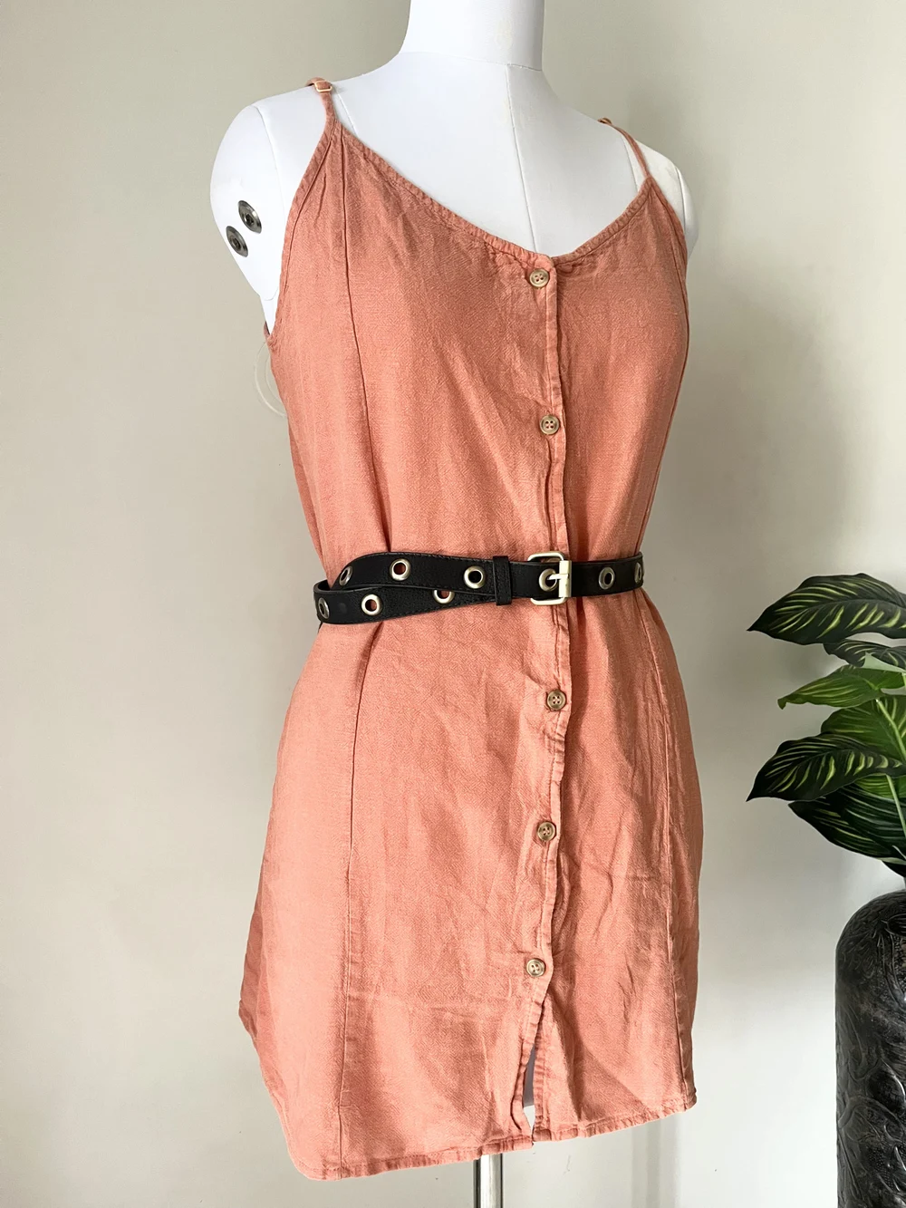 Burnt orange dress thumbnail view 4