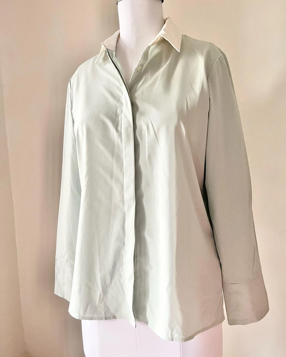 Plain mint green shirt  thumbnail view 2