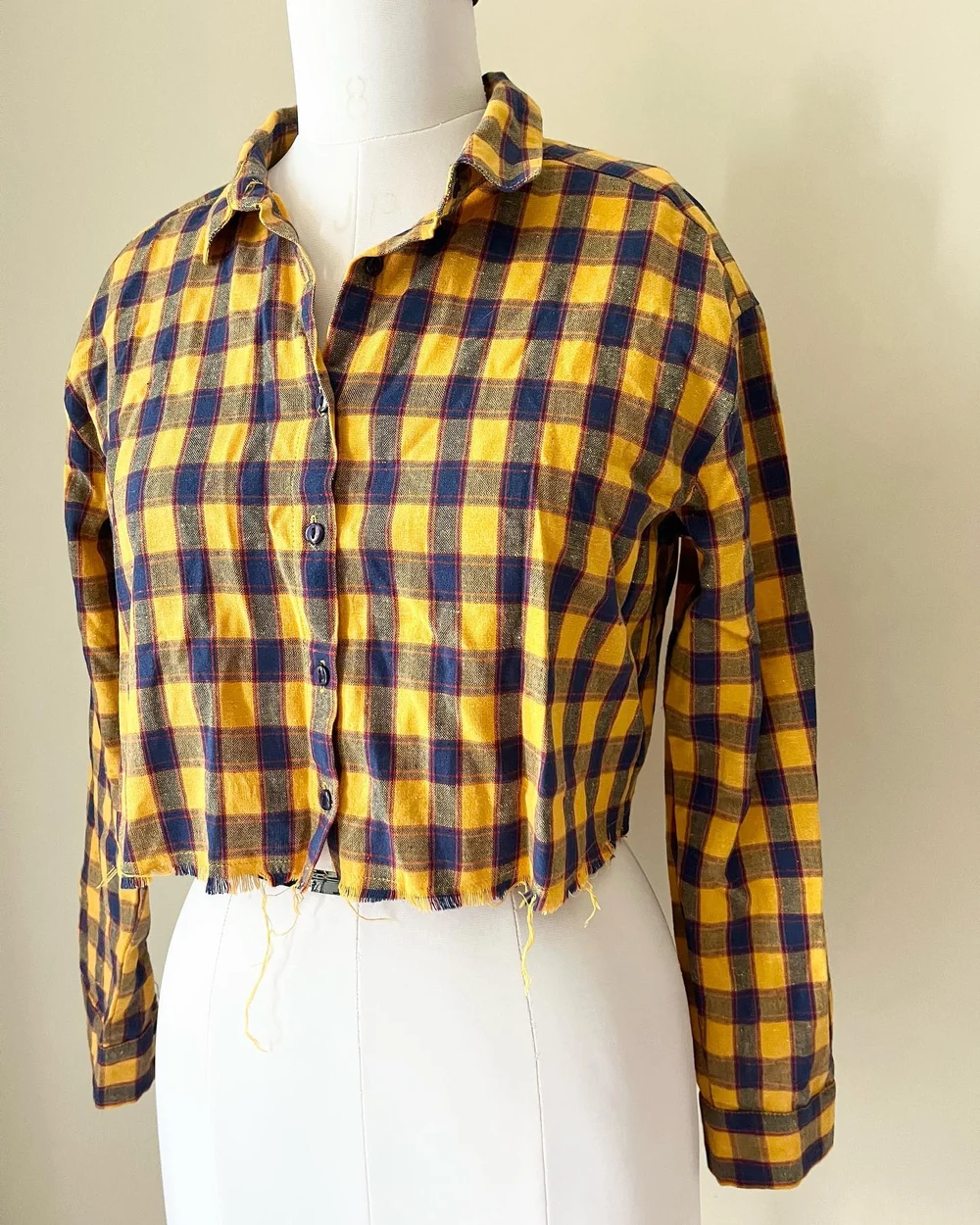 Yellow Checkered shirt  thumbnail view 3