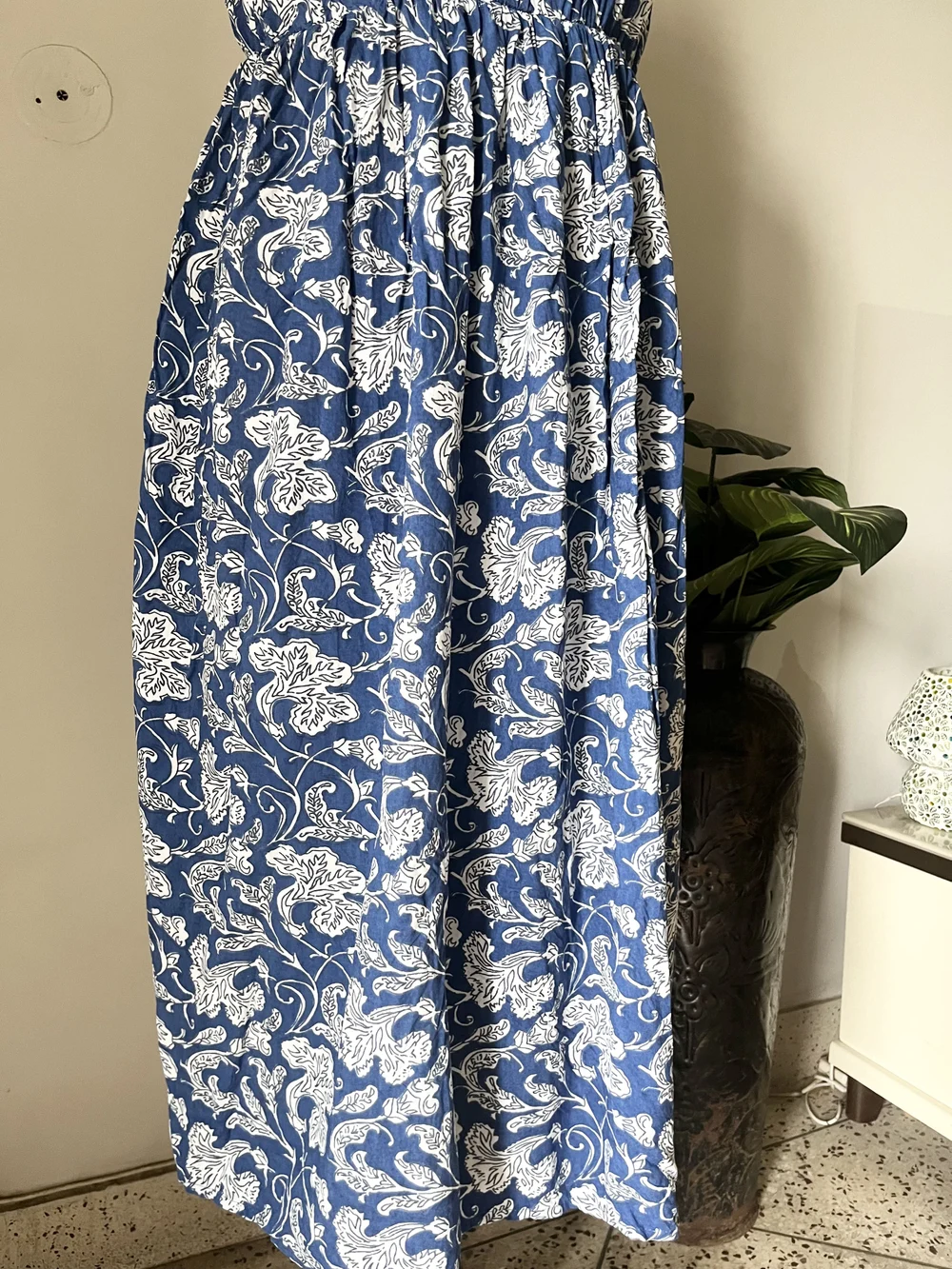 Paisley print strap dress thumbnail view 5