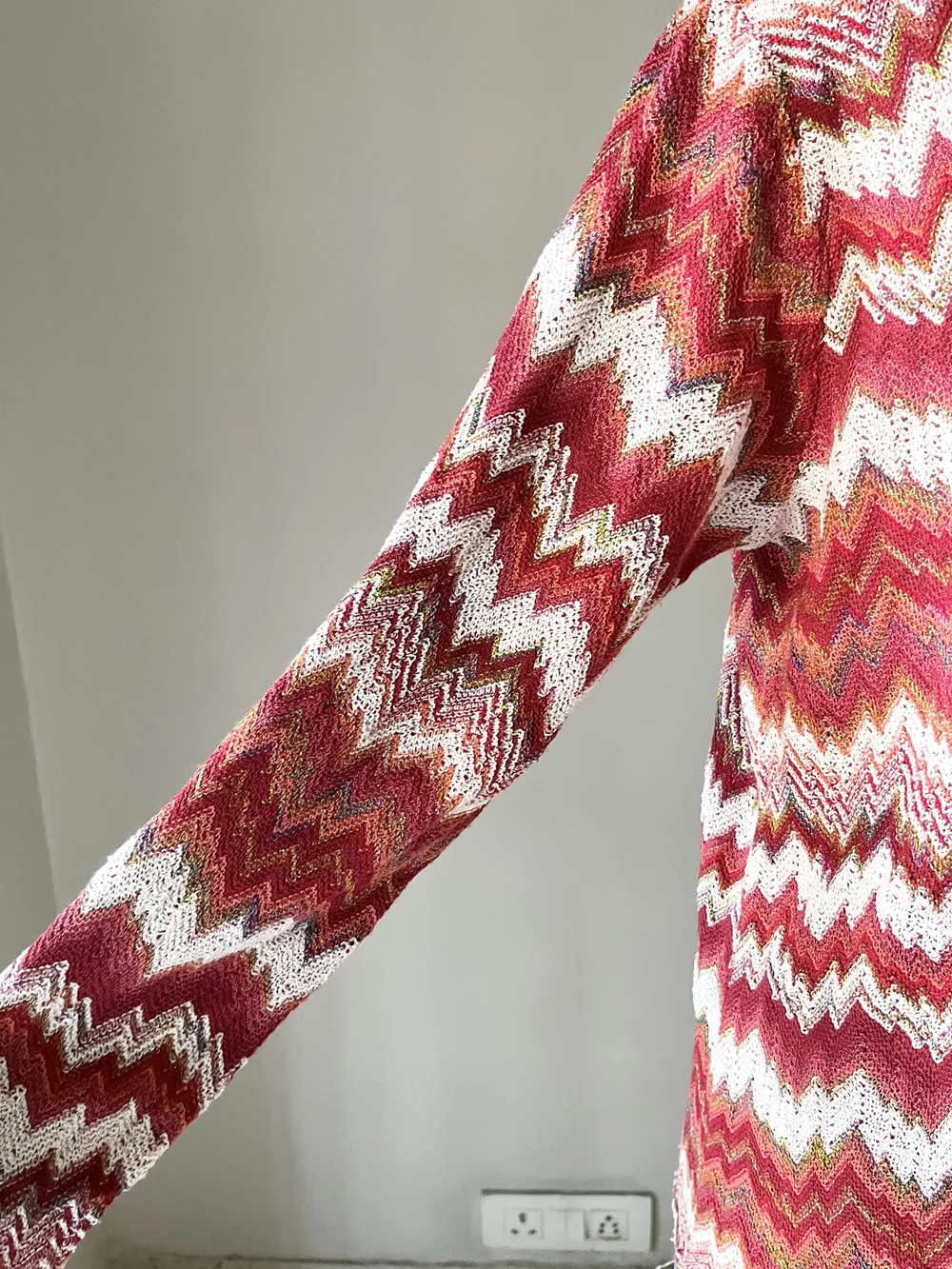 Multicolored crochet shrug  thumbnail view 3