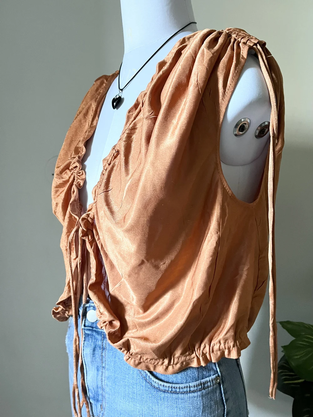 Orange Shrug style top  thumbnail view 5