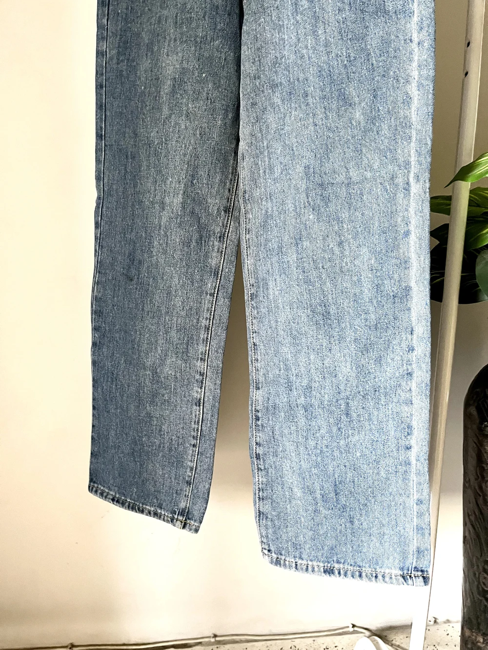 Blue highwaist Straightfit  Denim  thumbnail view 3