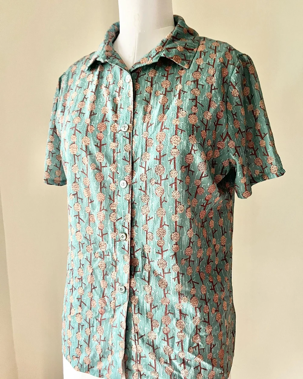 Printed blue shirt (unisex)  thumbnail view 5