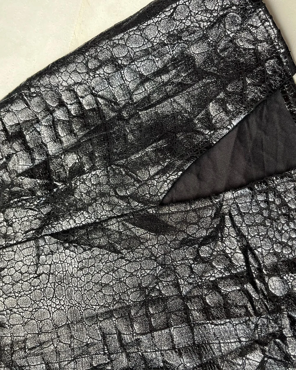 Leather slit skirt  thumbnail view 4